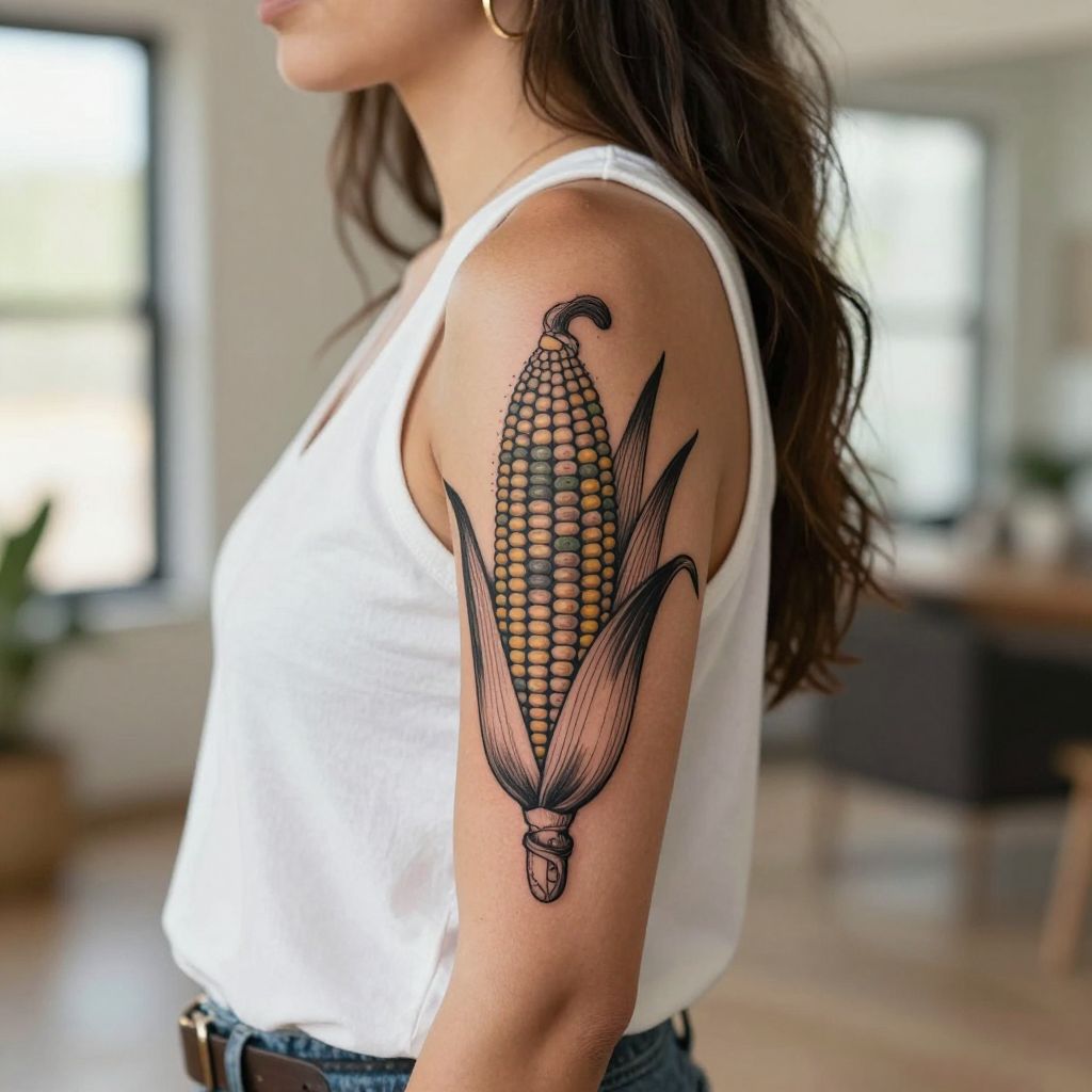The Mystical Corn Tattoo