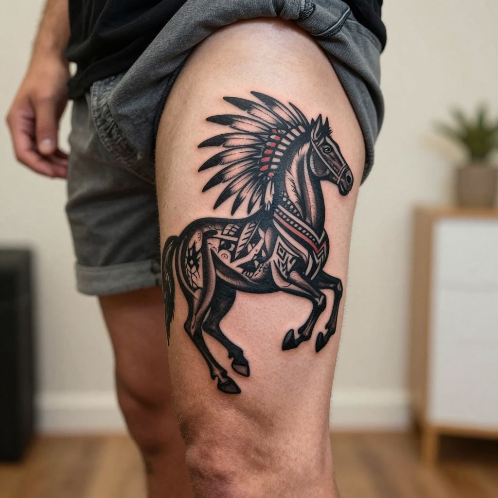 The Spirited Horse Silhouette