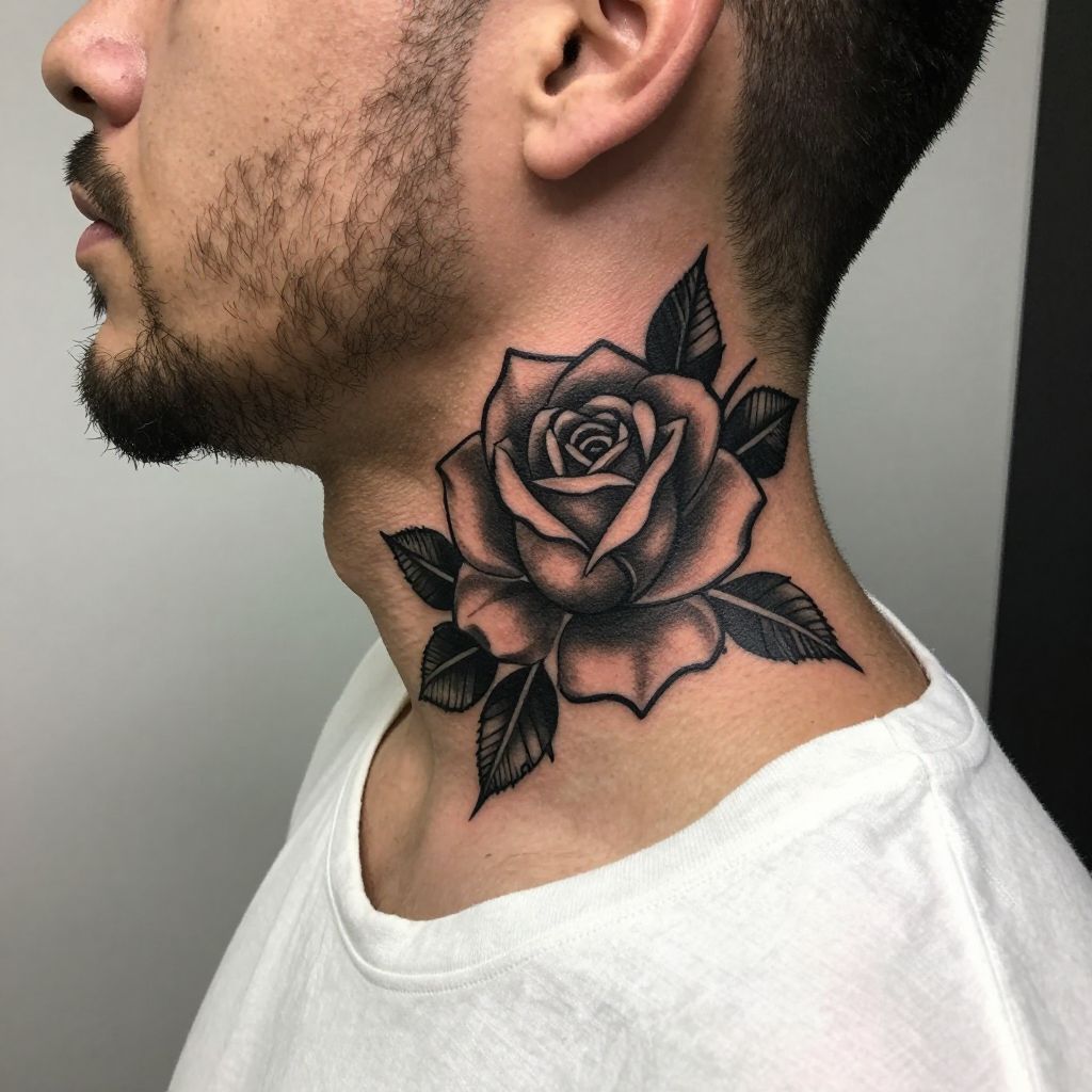 neck tattoo ideas for men 1