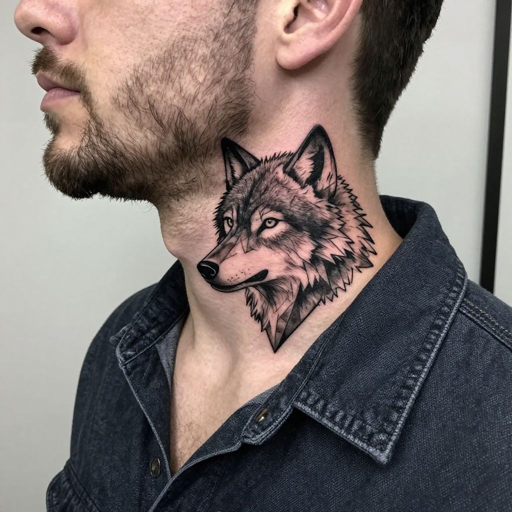 neck tattoo ideas for men 12