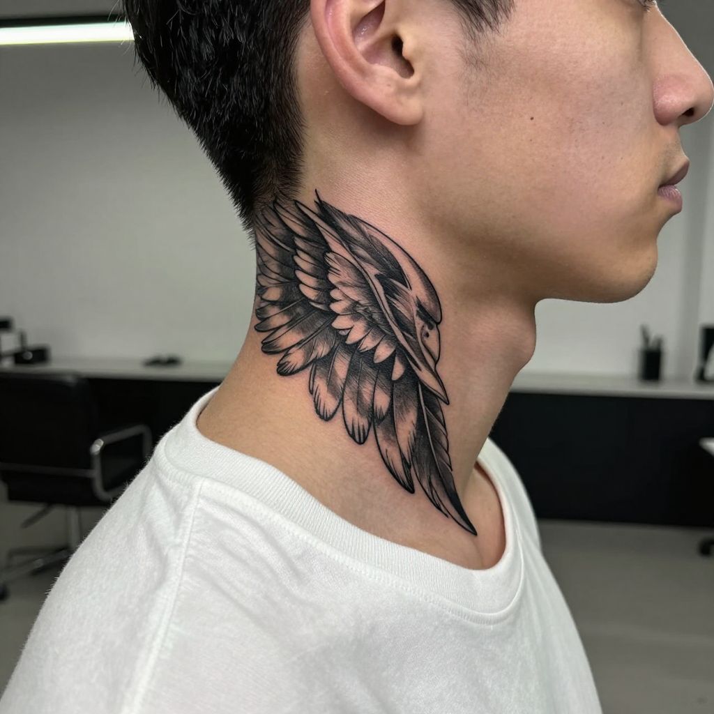 neck tattoo ideas for men 13