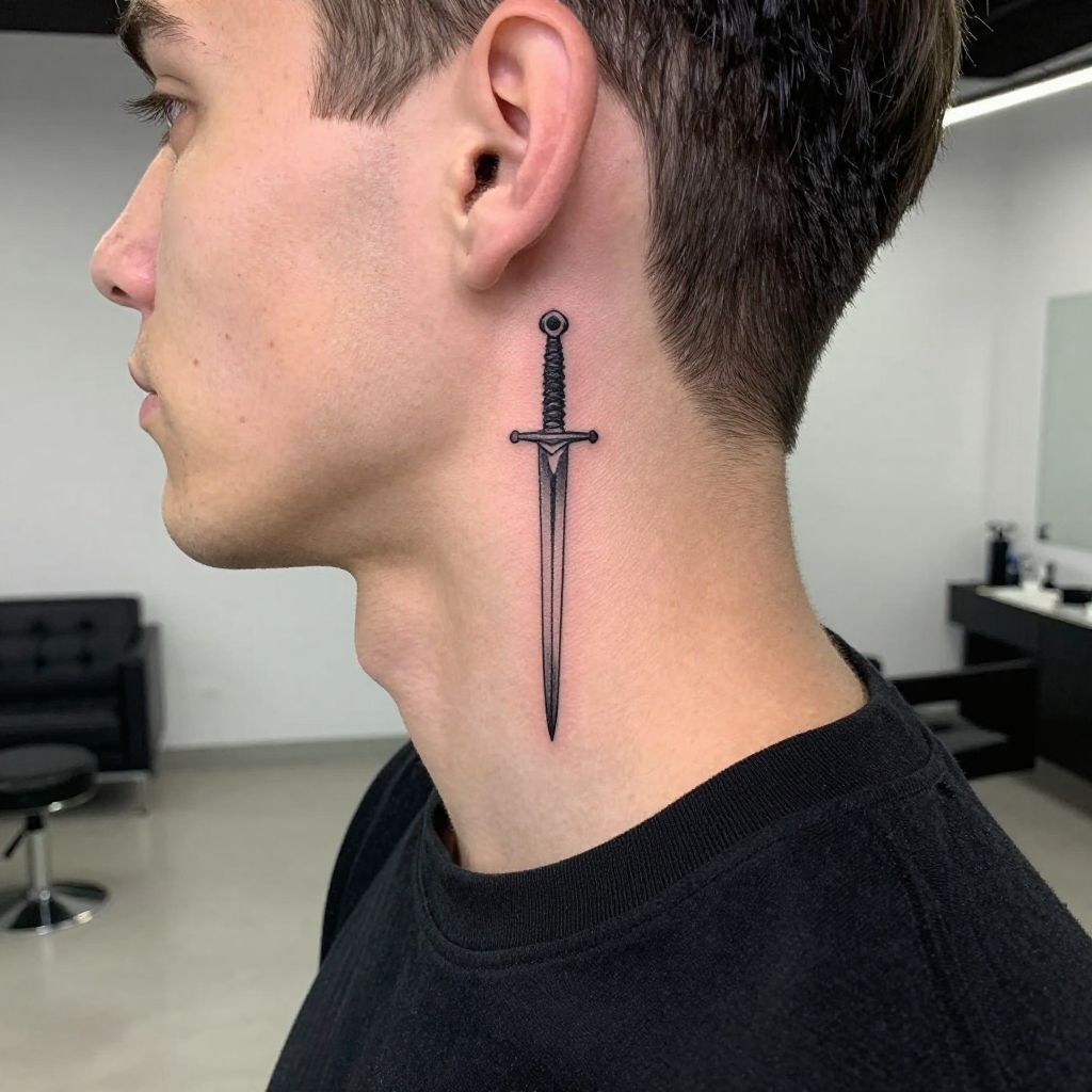 neck tattoo ideas for men 15