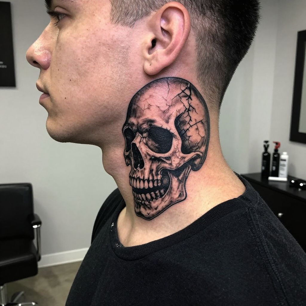 neck tattoo ideas for men 5