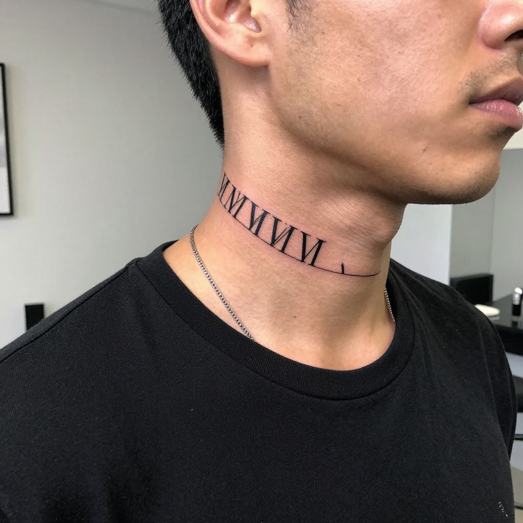 neck tattoo ideas for men 8