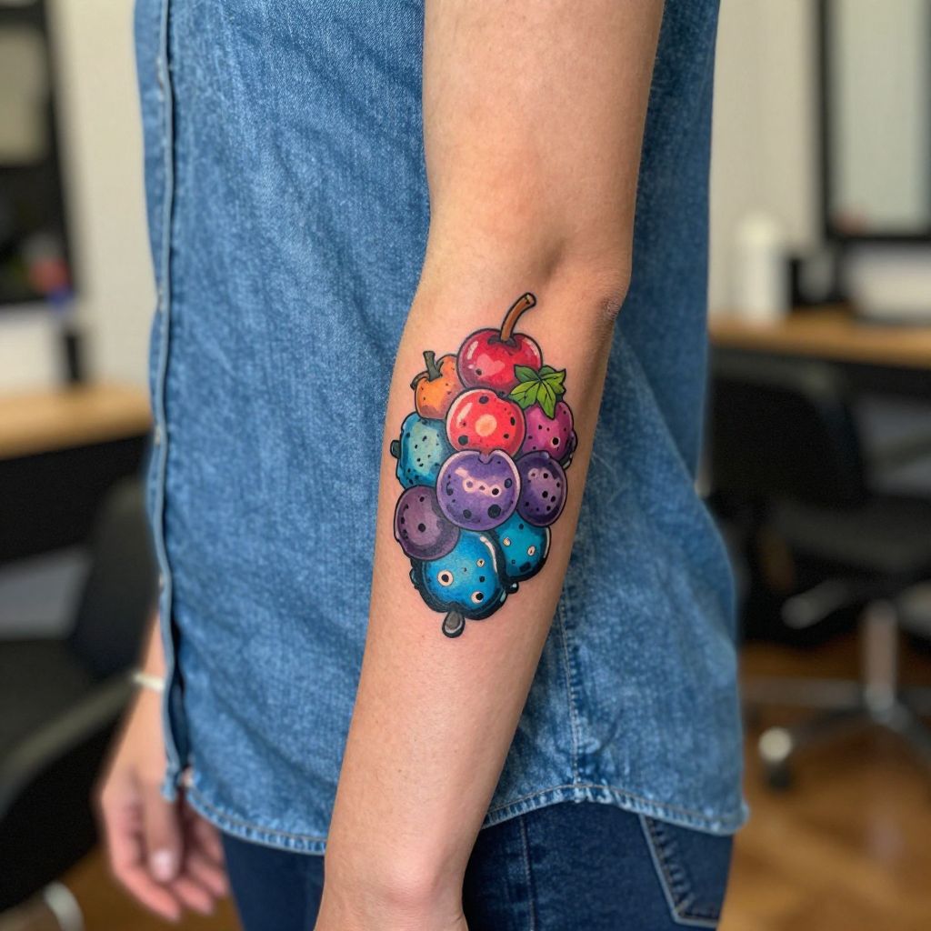 Devil Fruit cluster tattoo idea