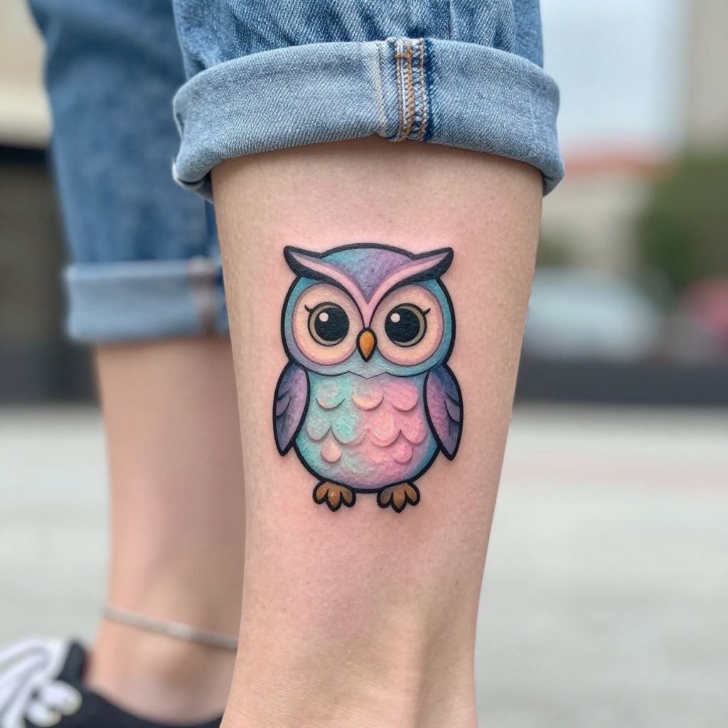 Cute Cartoon Owl