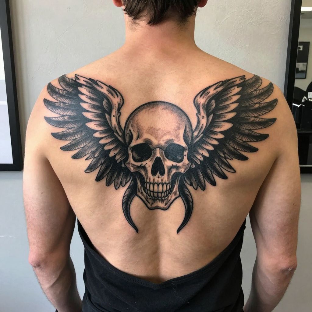 Winged Ozzy Skull