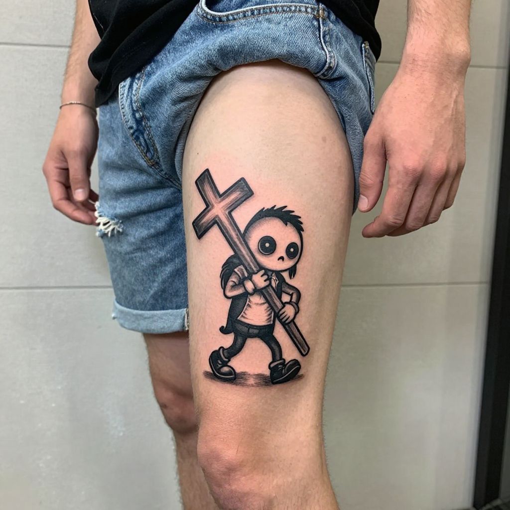 Ozzy and the Funeral Cross