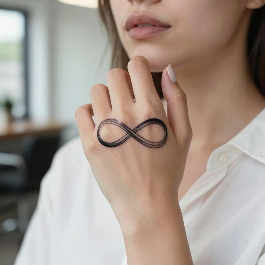 Infinity Loop Ring tattoo idea