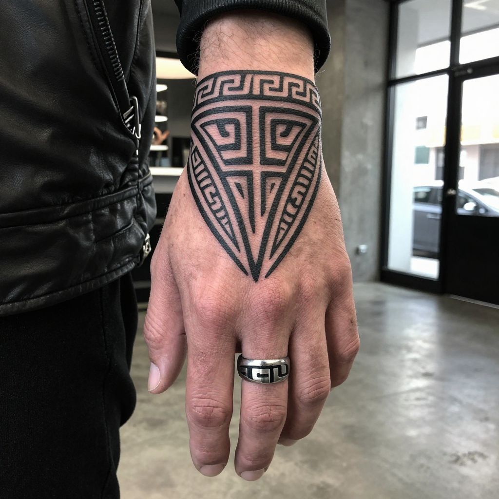 Tribal Band Ring tattoo idea