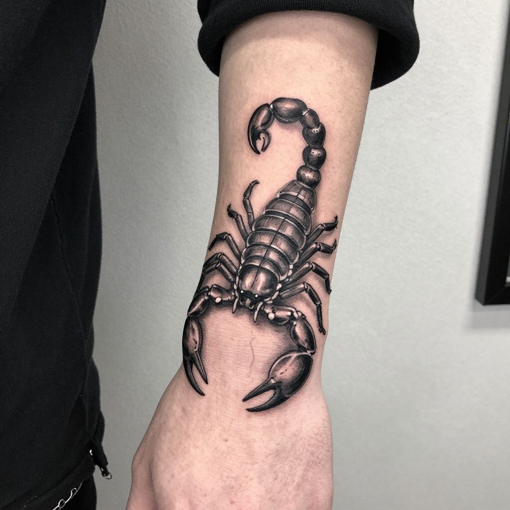 Scorpio Claw Detail Close-Up