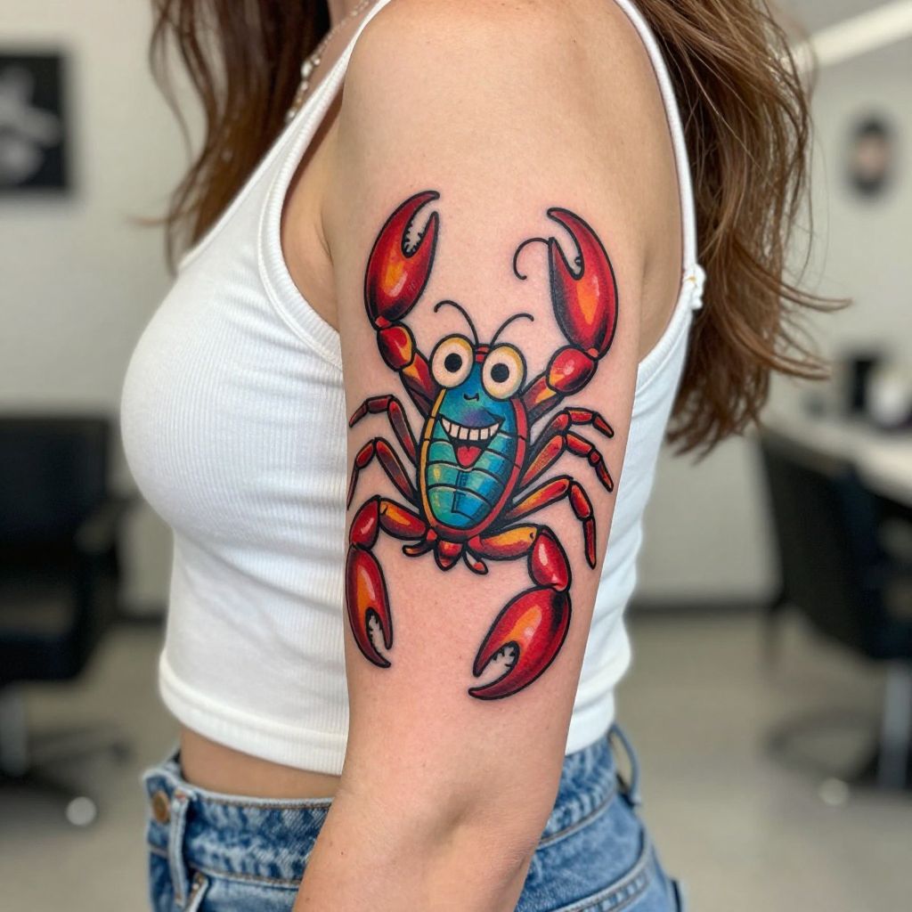 Cartoon Scorpion with Attitude
