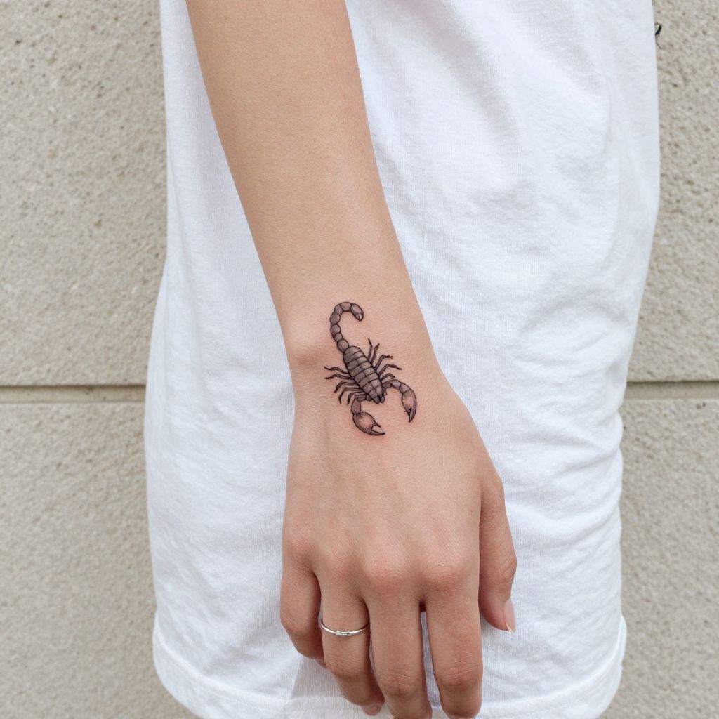Tiny Scorpion Outline