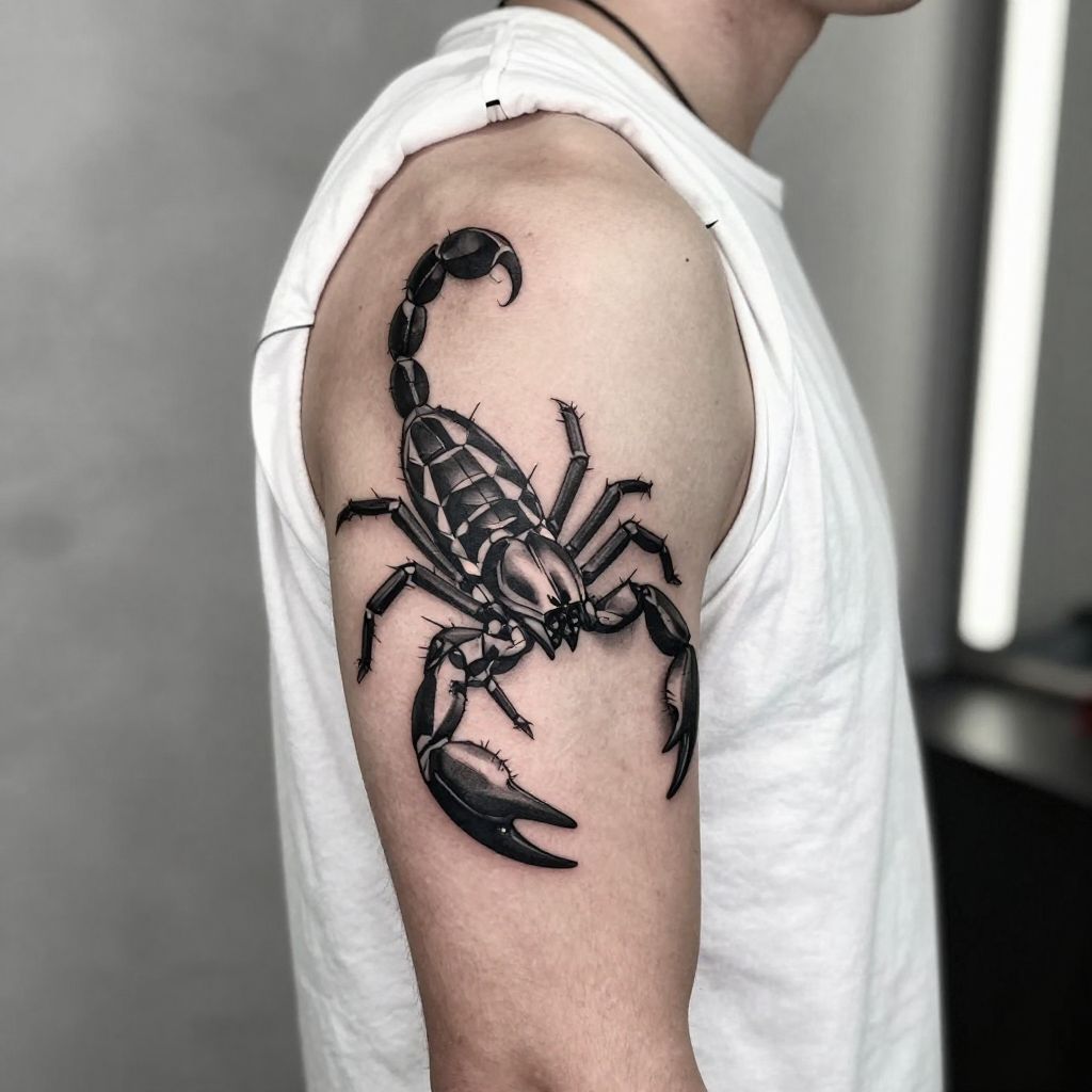 Scorpion Claw with Geometrical Spikes