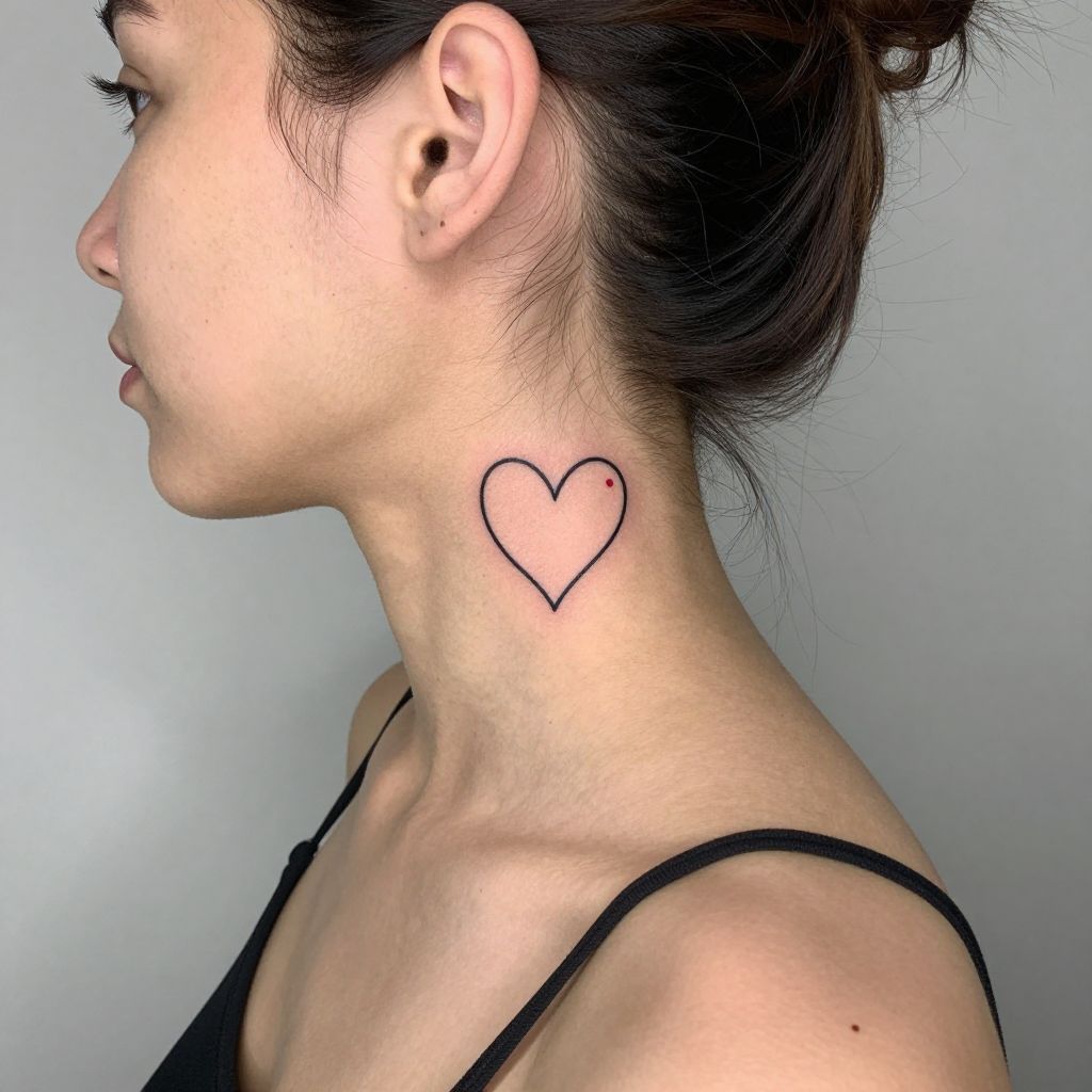 Tiny Heart Behind the Ear