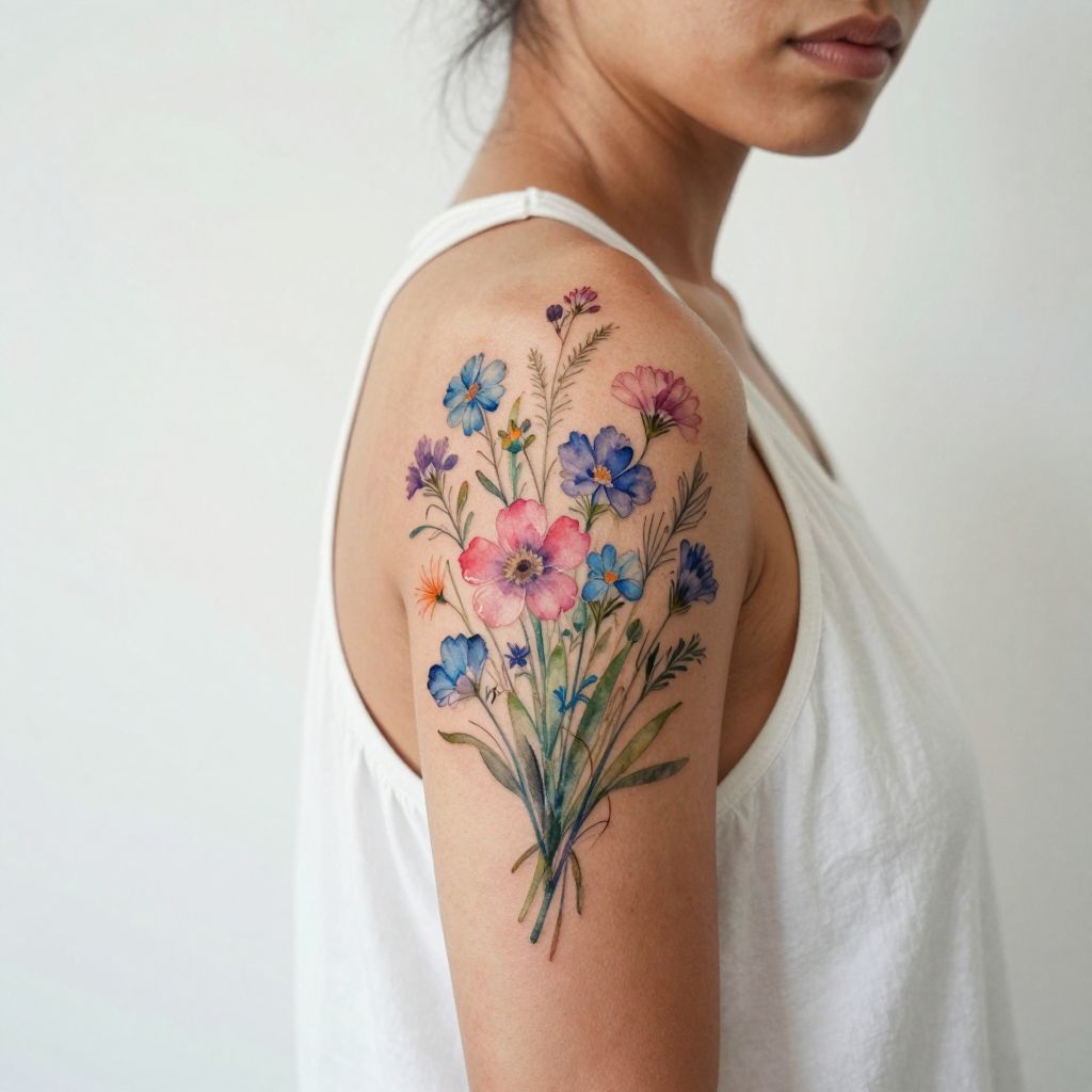 Floral Watercolor Explosion