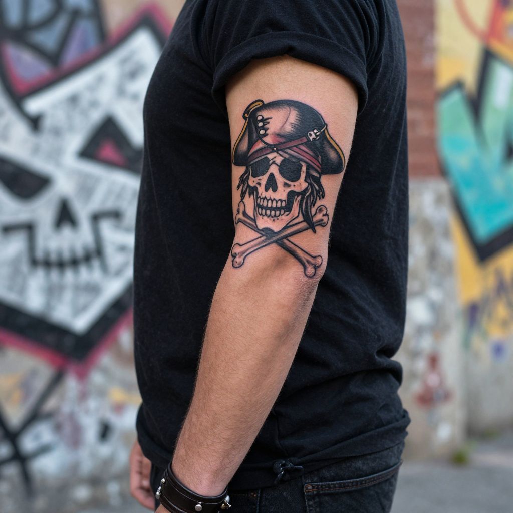 Pirate Skull Tattoo idea
