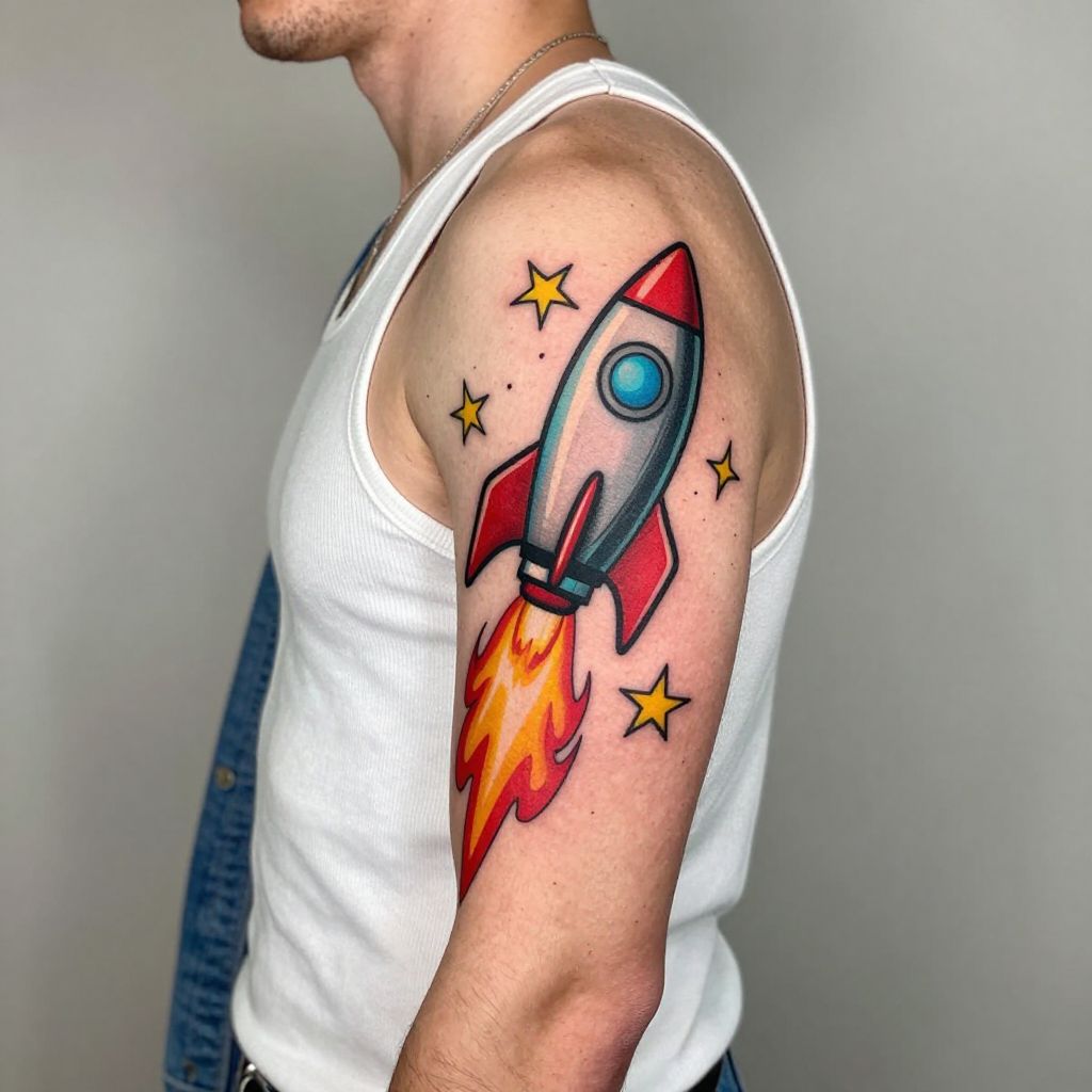 Retro Rocket Launch