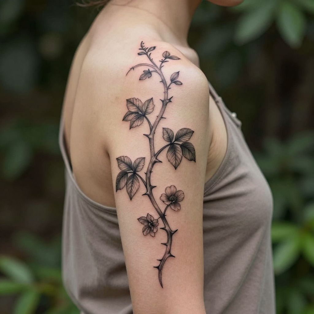 Vine and Thorn Spine Wrap