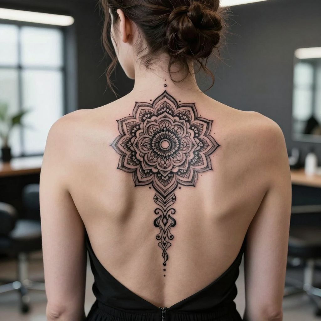 Mandala Spine Centerpiece