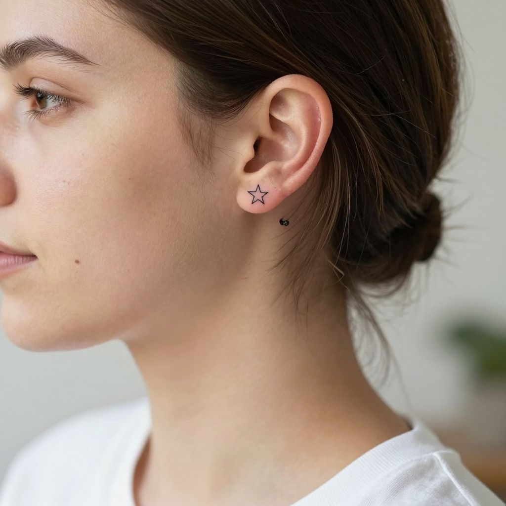 Tiny Star Behind the Ear