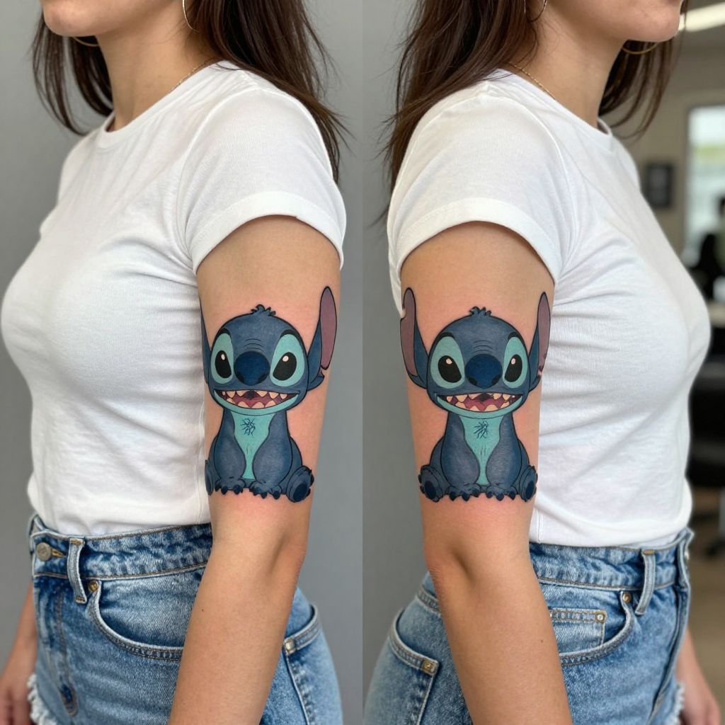 Stitch and Scrump Tattoo