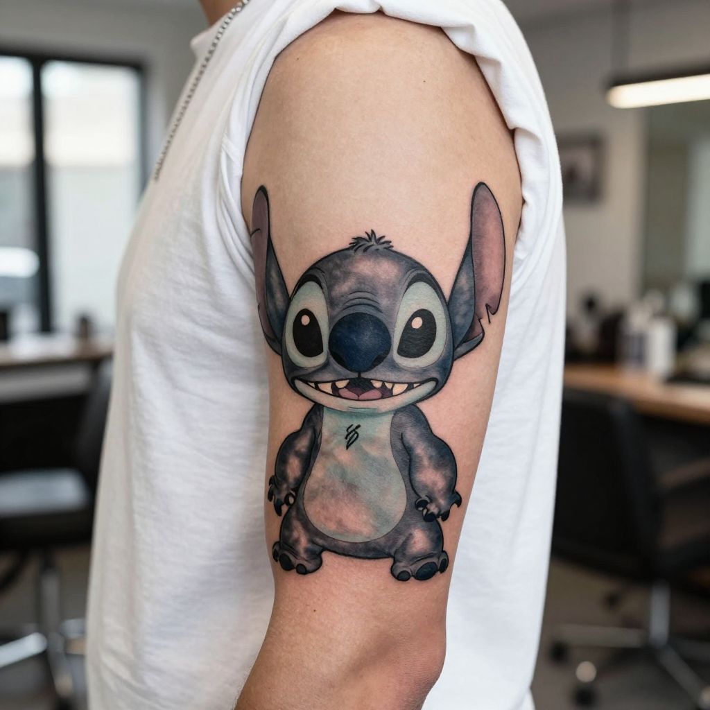 Stitch Portrait Tattoo