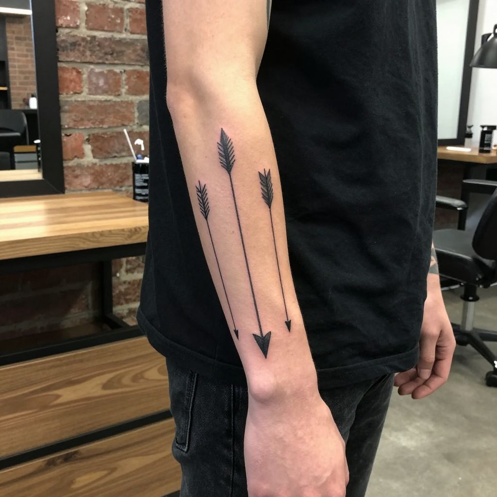 tattoo filler ideas tiny arrows and direction marks