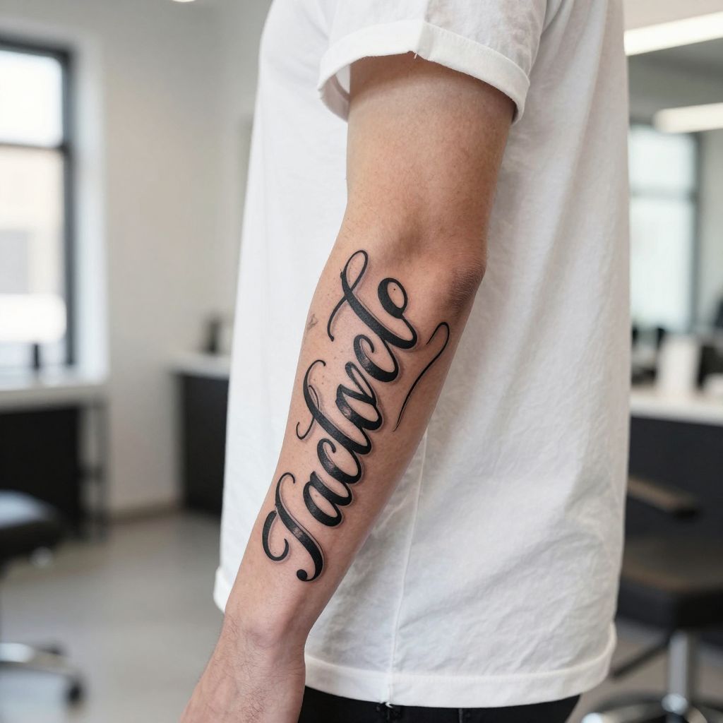 Bold Script Quote