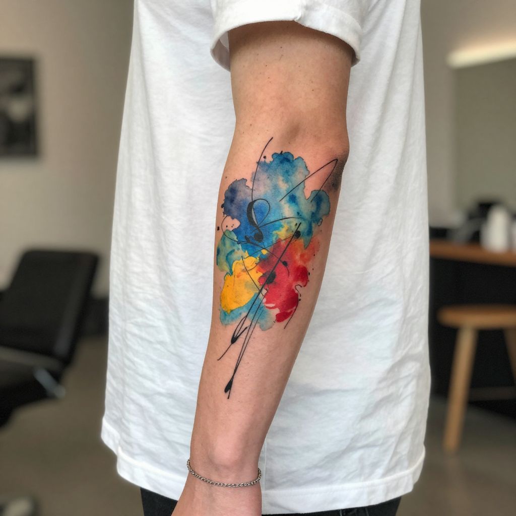 Abstract Watercolor Splash