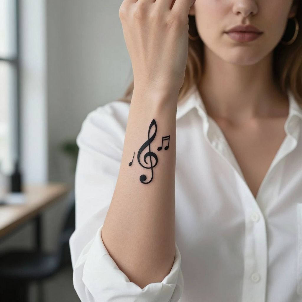 Outline Music Notes