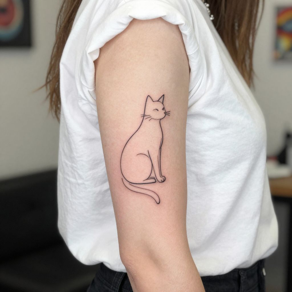Continuous Line Animal Shapes