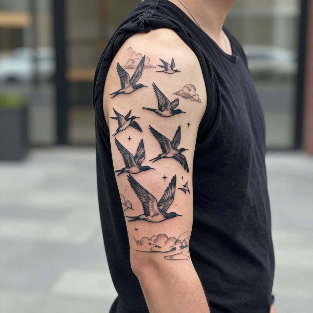 Bird migration sleeve