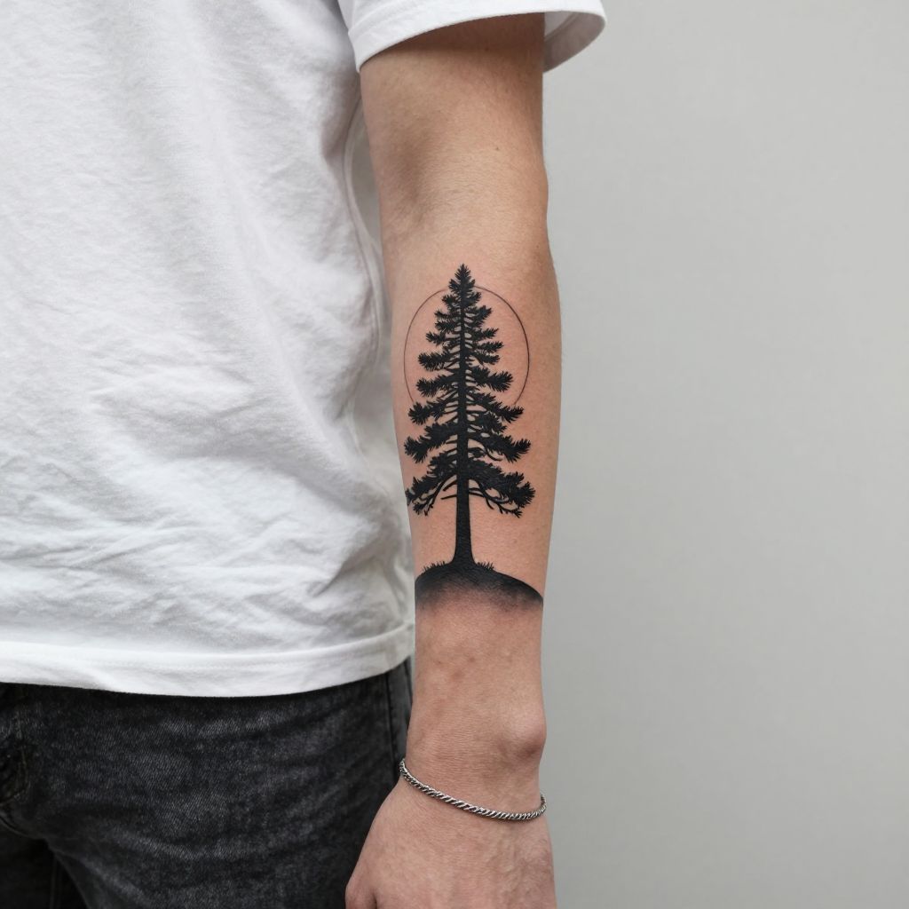 The Lone Pine on the Hill