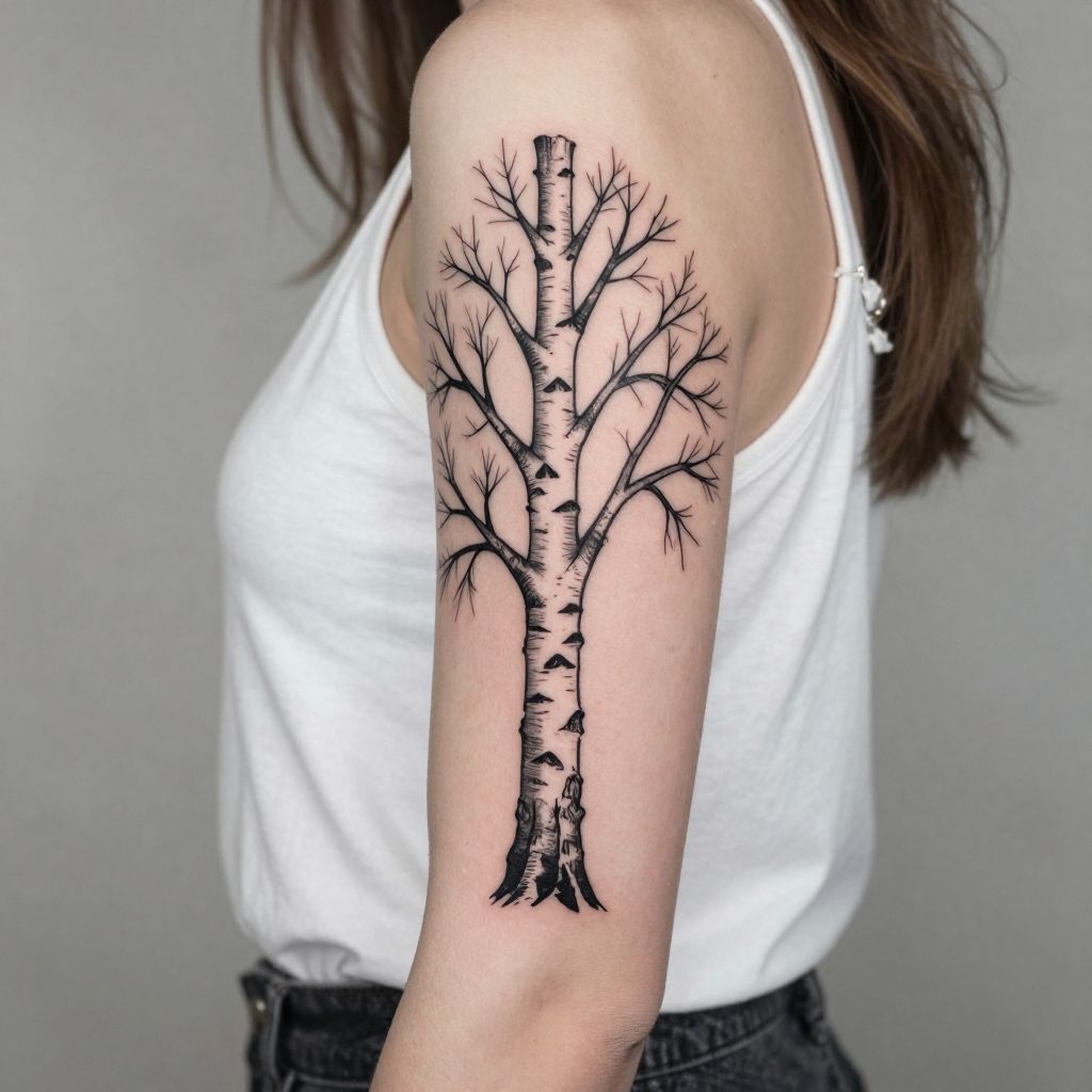 The Winter Birch