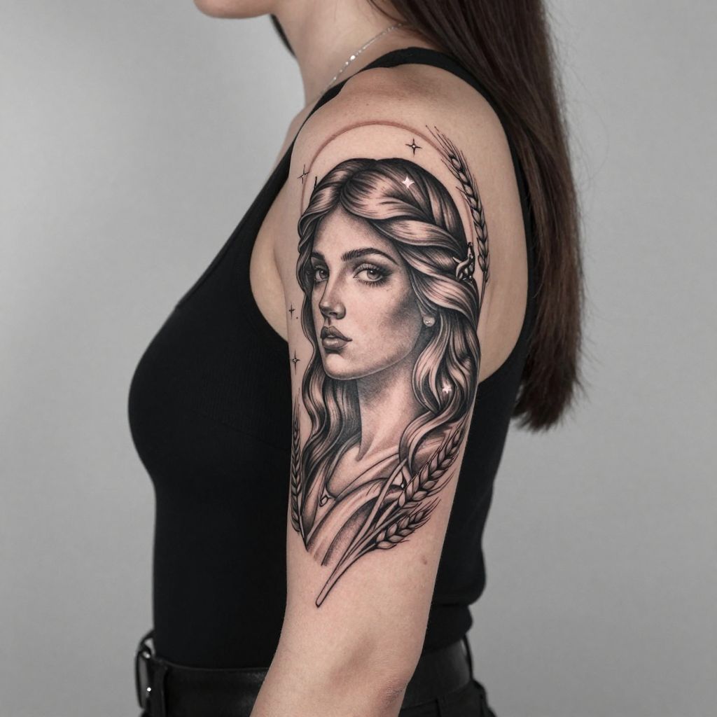 Virgo Goddess Portrait