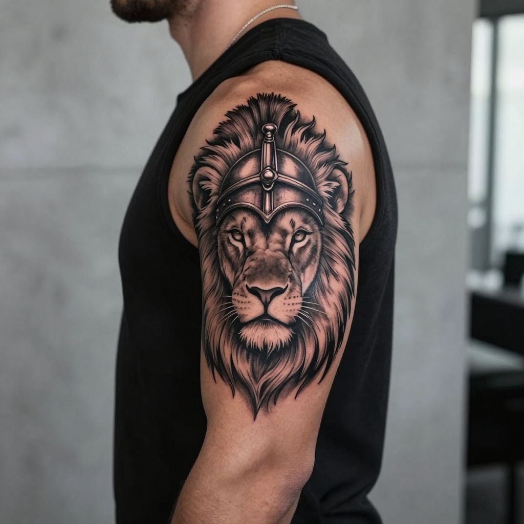Warrior Lion Head