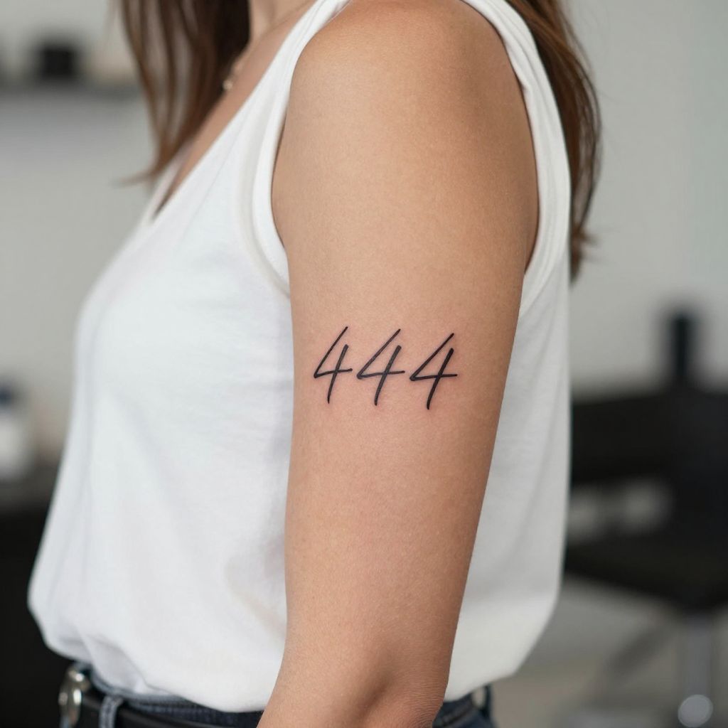 Classic 444 in Minimalist Script