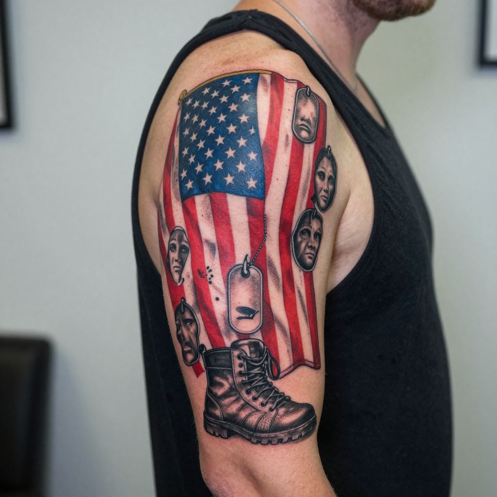 Flag and Military Symbols