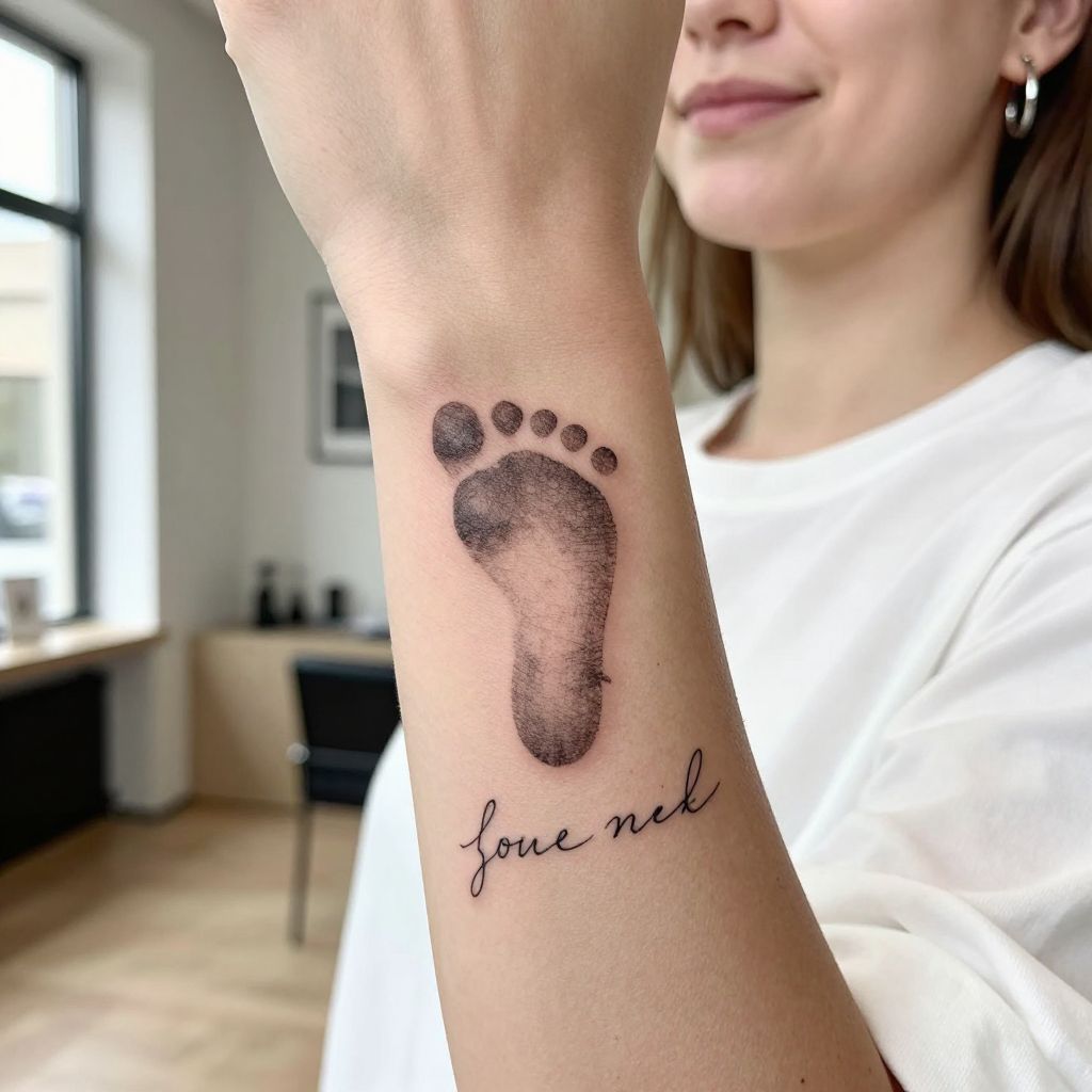 Baby Footprint with Lyrics or Song Title