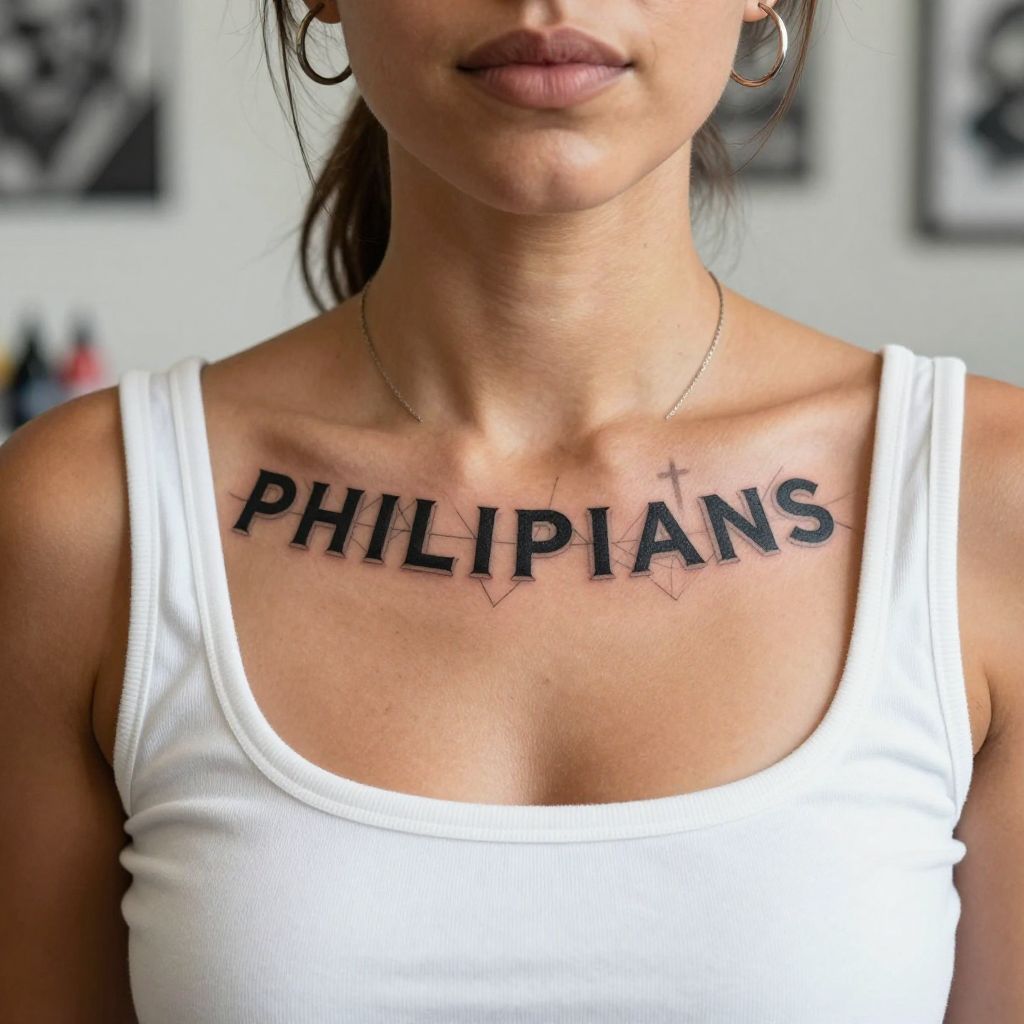 Philippians 4:13 tattoo idea