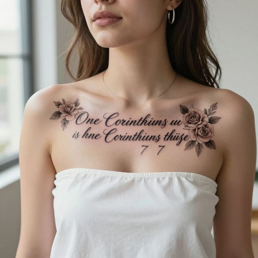 1 Corinthians 13:4-7 tattoo idea