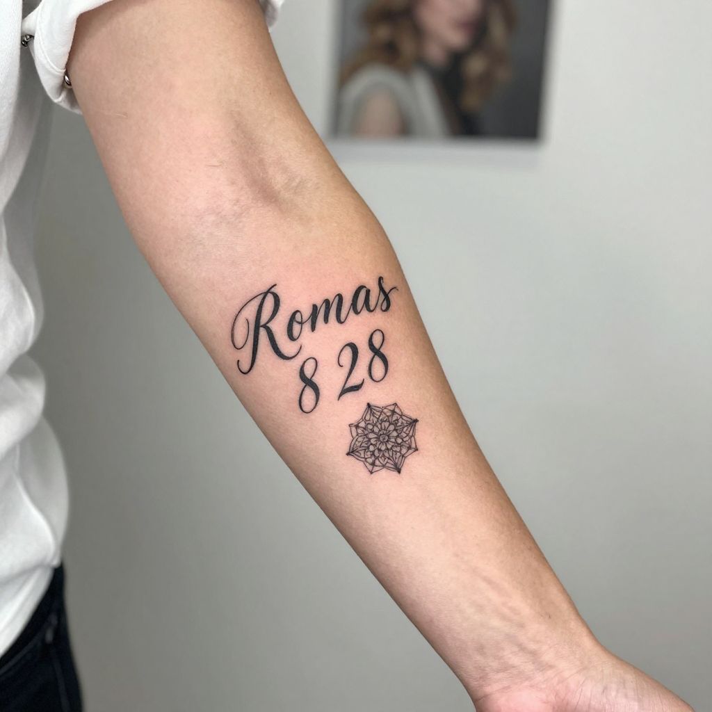 Romans 8:28 tattoo idea