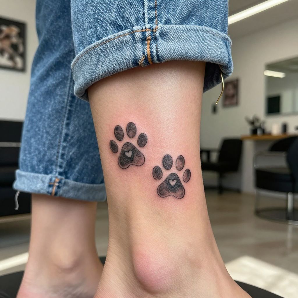 Paw Prints tattoo