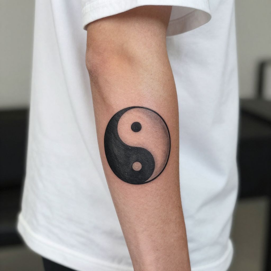 Yin and Yang Siblings tattoo