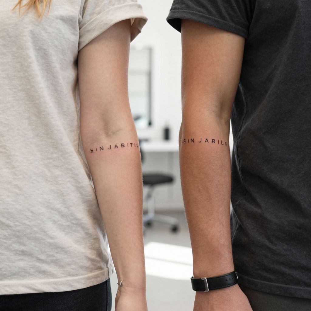 Matching Coordinates tattoo