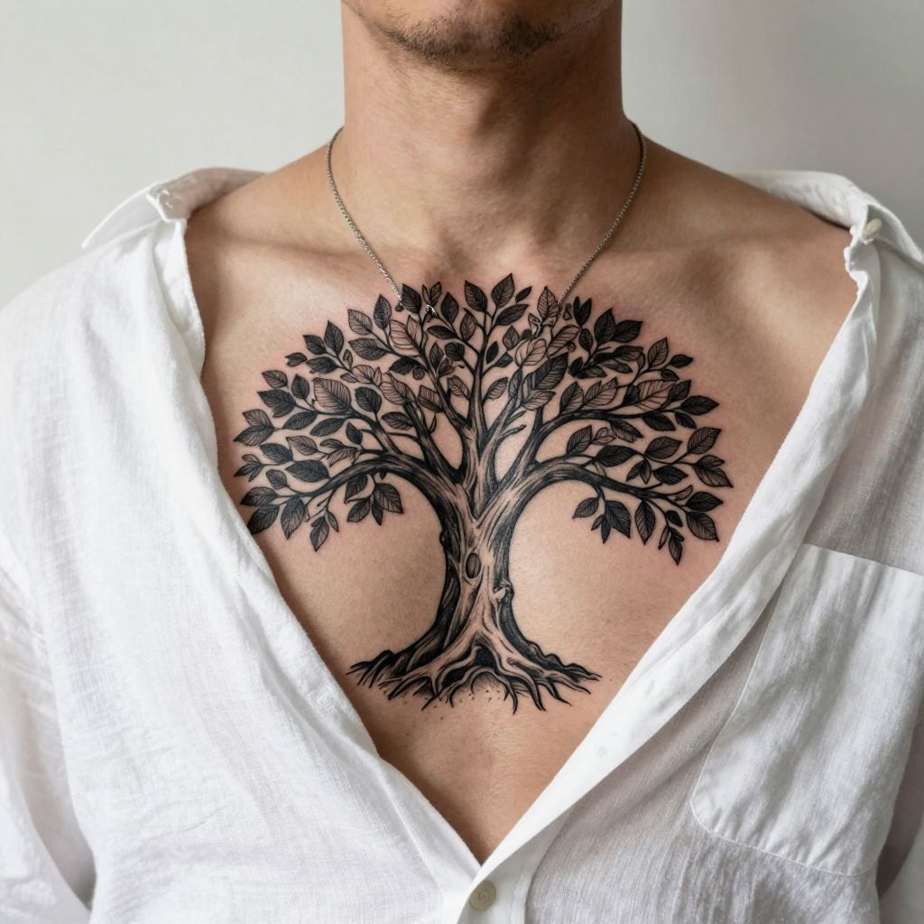 Tree of Life with Two Trunks