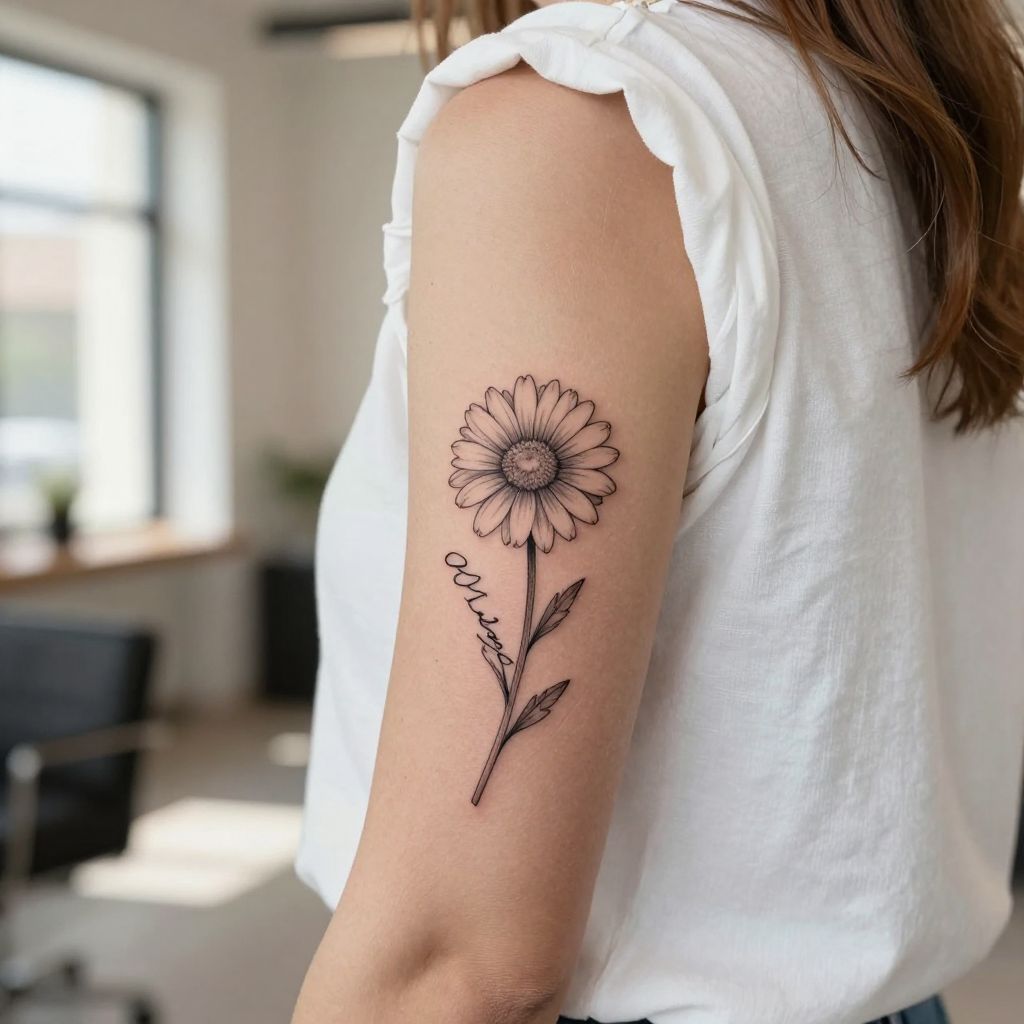 Daisy with Scripted Name