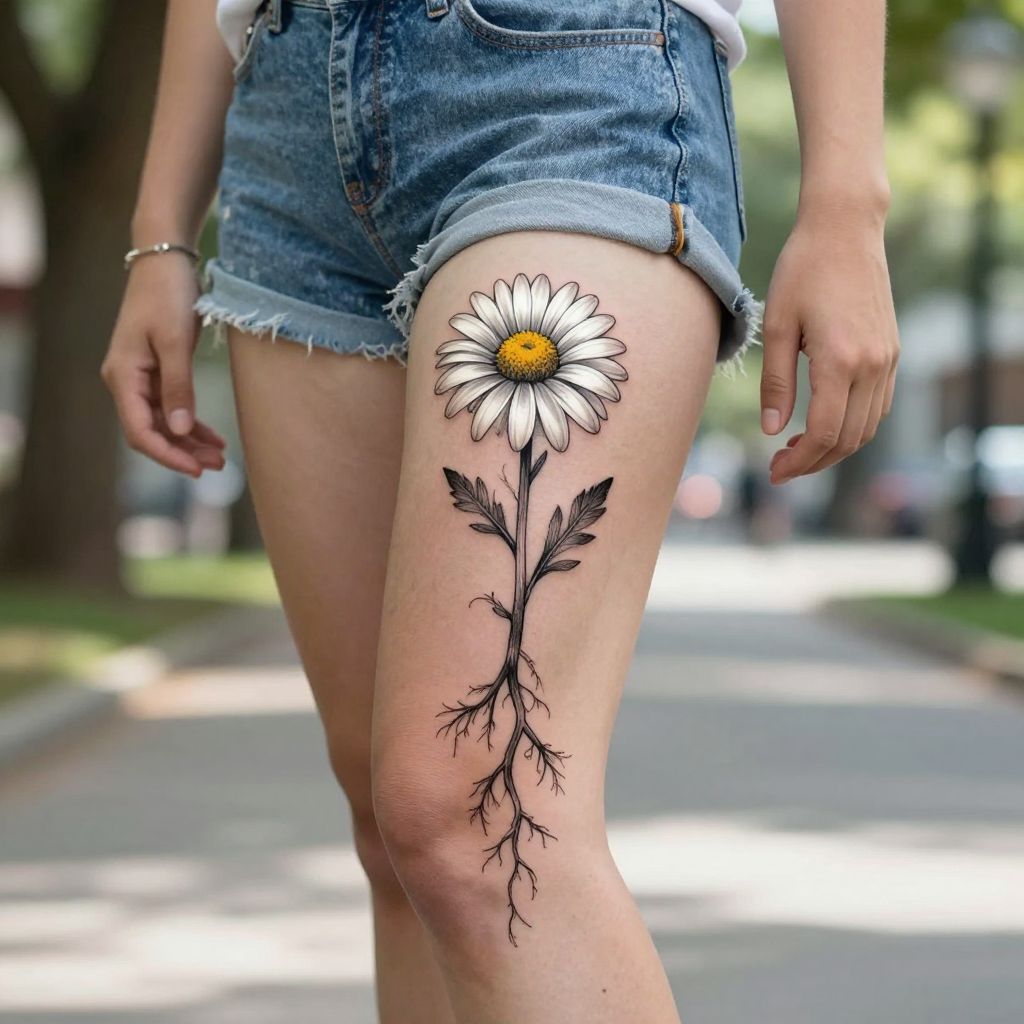 Daisy with Roots on the Calf