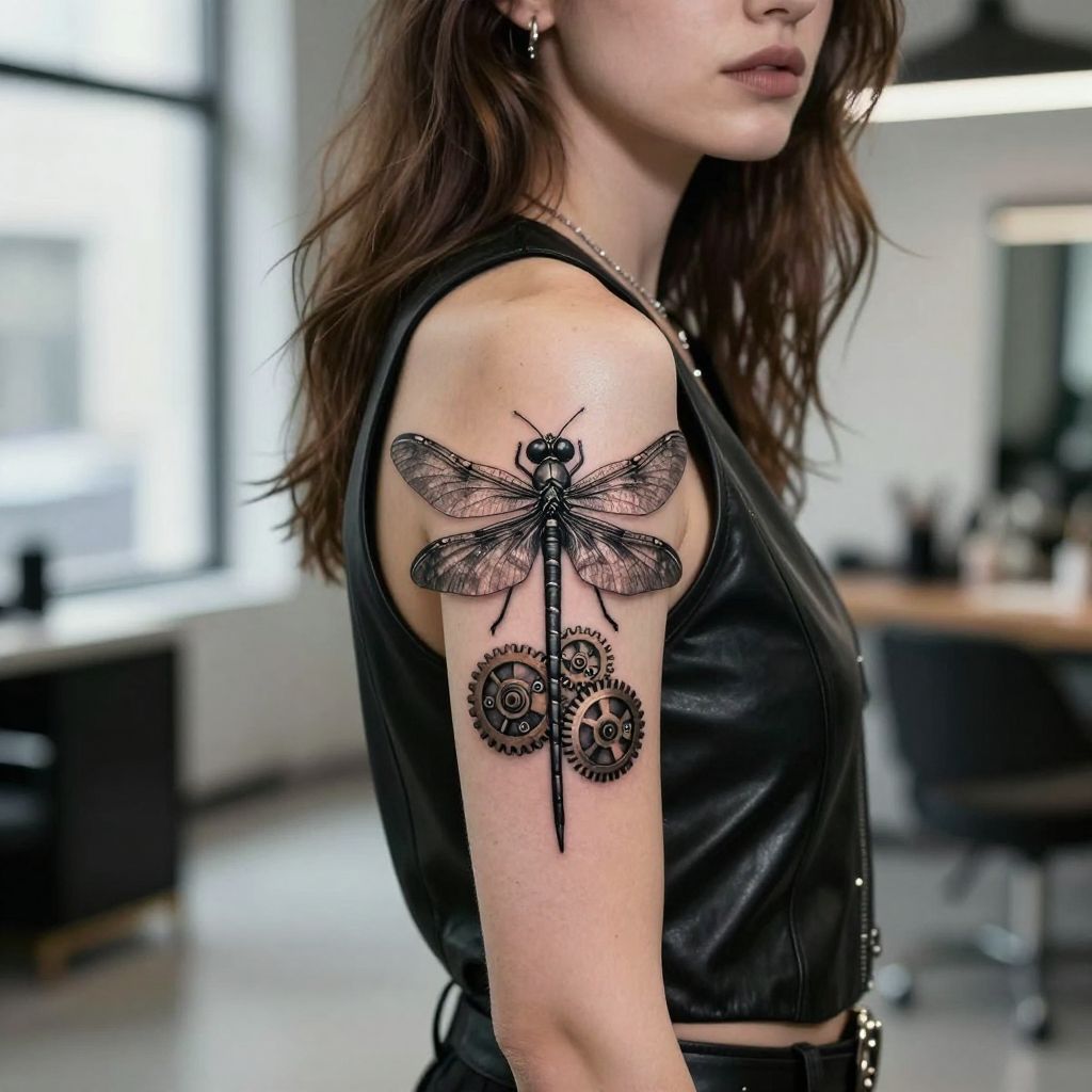 Steampunk Dragonfly